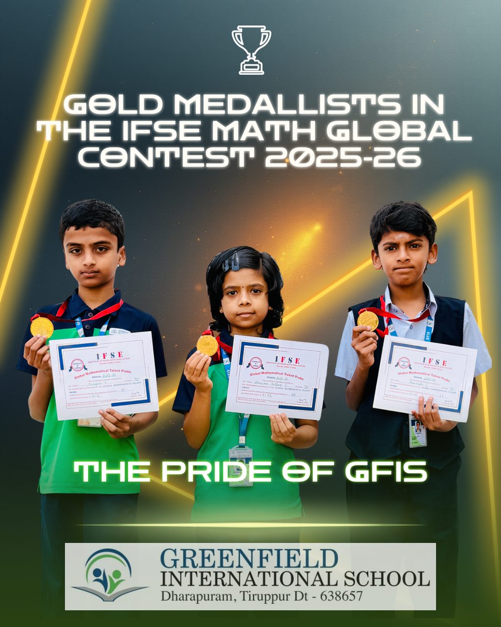 IFSE Math Global Contest gold medallists